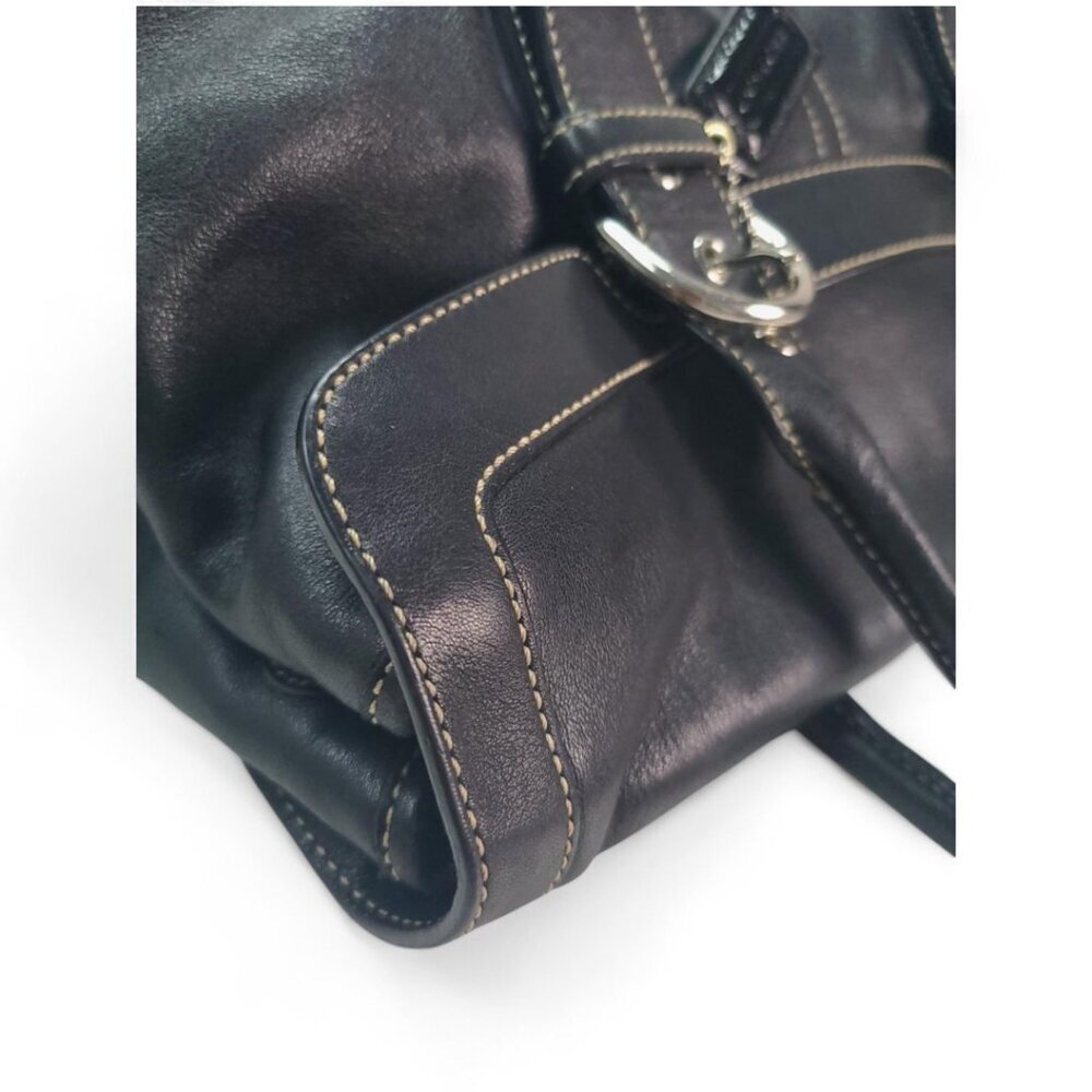 Coach Vintage Soho Flap Satchel black - Picture 3 of 11